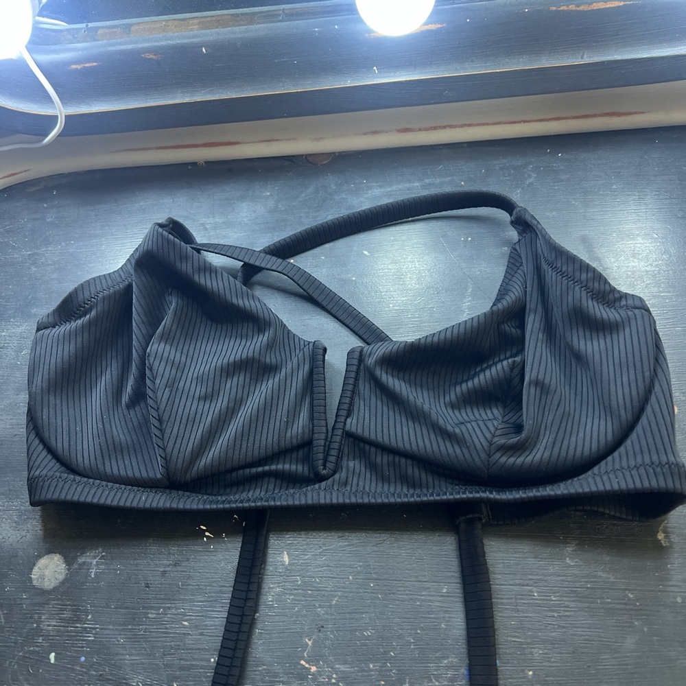 Shade & Shore Black Bikini Top